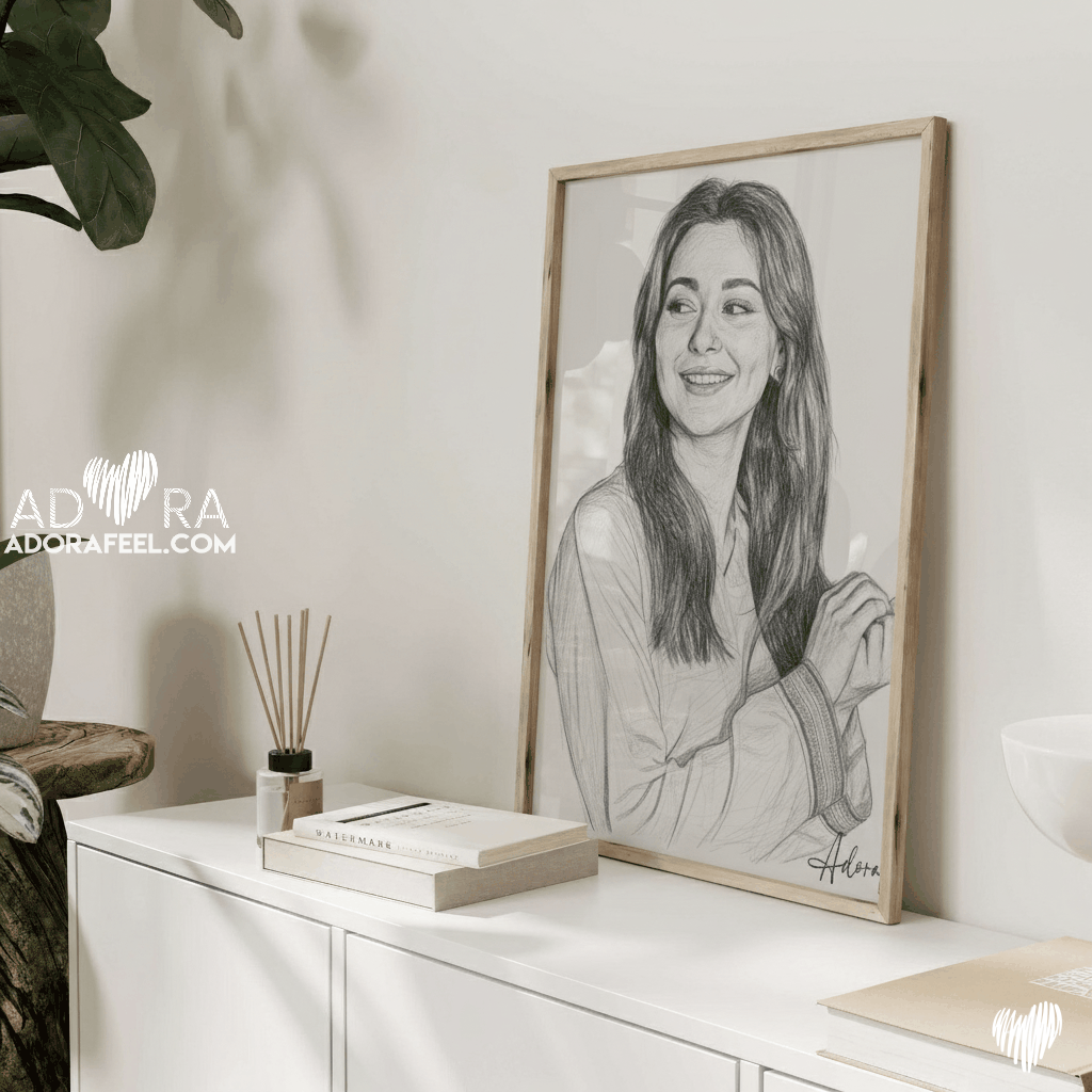 Adora Pencil Art Canvas