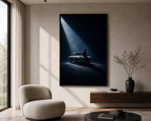 Cinematic Classic Vintage Car Wall Art Canvas