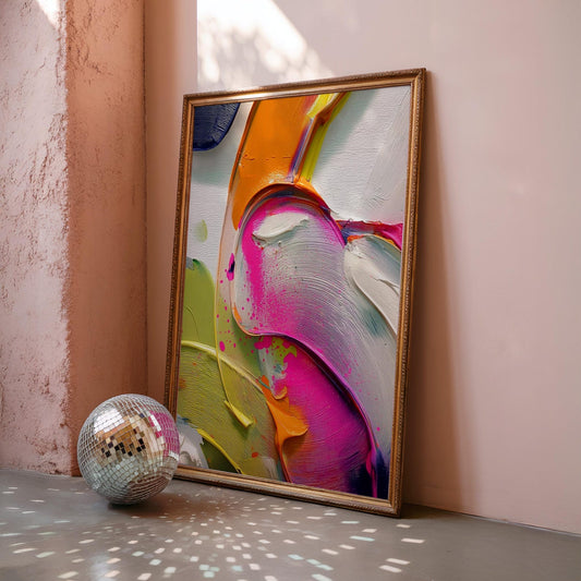 Dynamically Abstract Wall Art Canvas