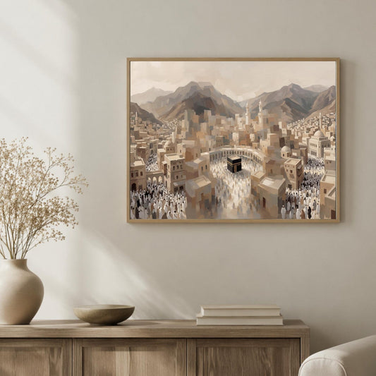Kaaba Mecca Hajj Wall Art Canvas