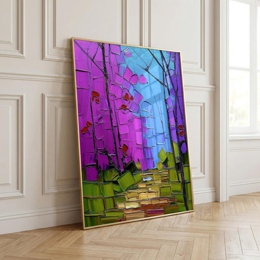 Luminous Abstract Wall Art Canvas