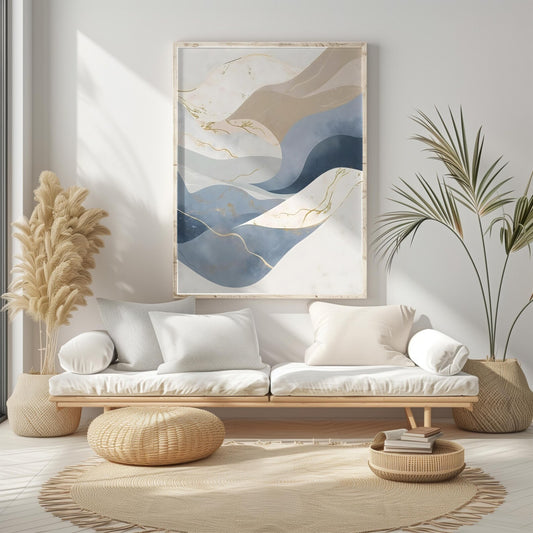 Minimalist Modern Abstract Wall Art Canvas
