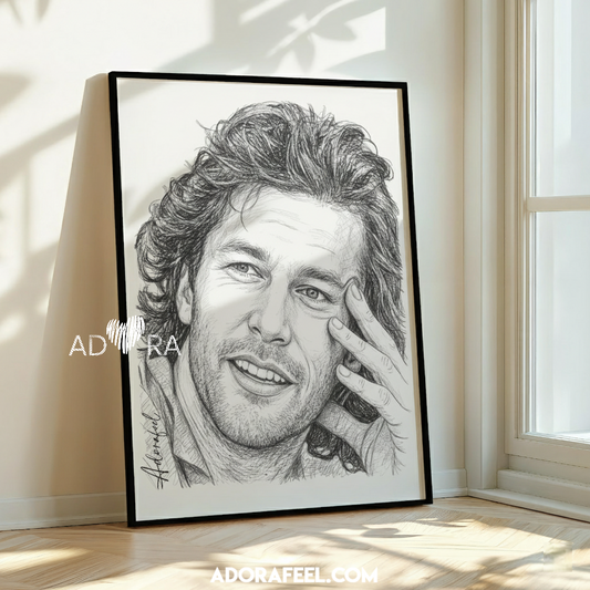 Adora Pencil Art Canvas