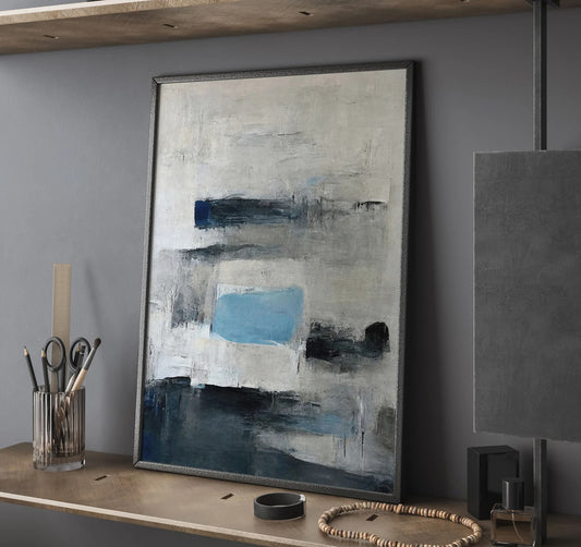Abstract Mid-Century Modern Wall Art Canvas