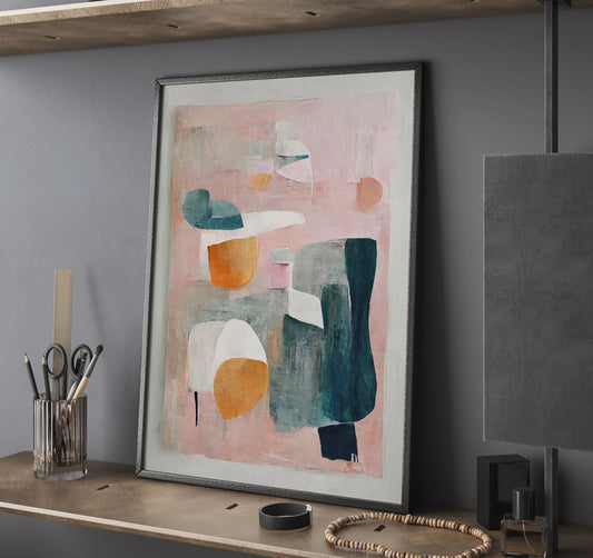 Abstract Oil Painting Contemporary Wall Art Canvas