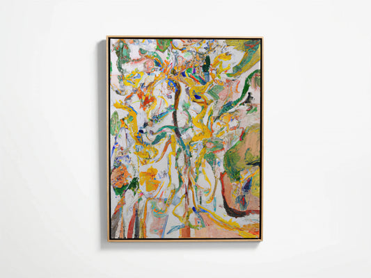 Abstract Oil Painting Style Modern Wall Art Canvas