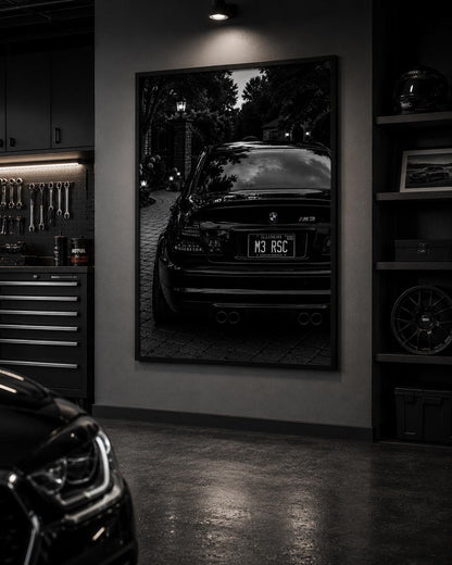 BMW Luxury Racing Car Wall Art Canvas