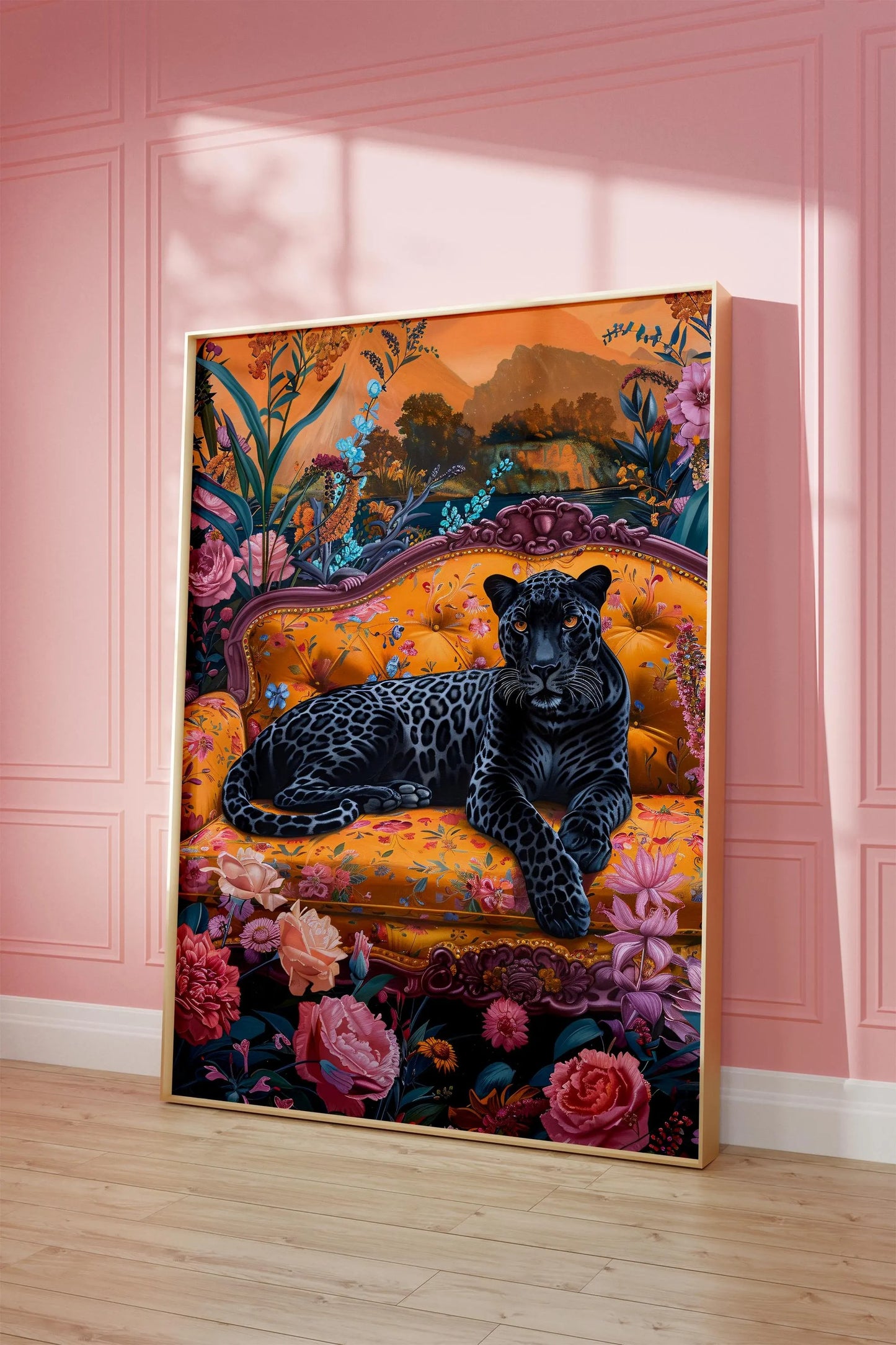 Black Panther Trendy Wall Art Canvas