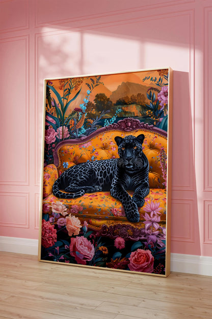 Black Panther Trendy Wall Art Canvas
