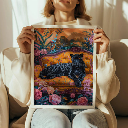 Black Panther Trendy Wall Art Canvas