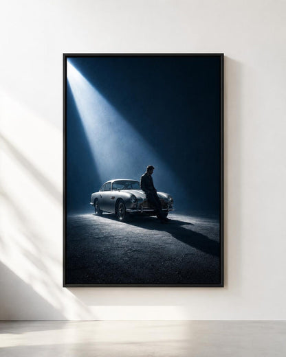 Cinematic Classic Vintage Car Wall Art Canvas