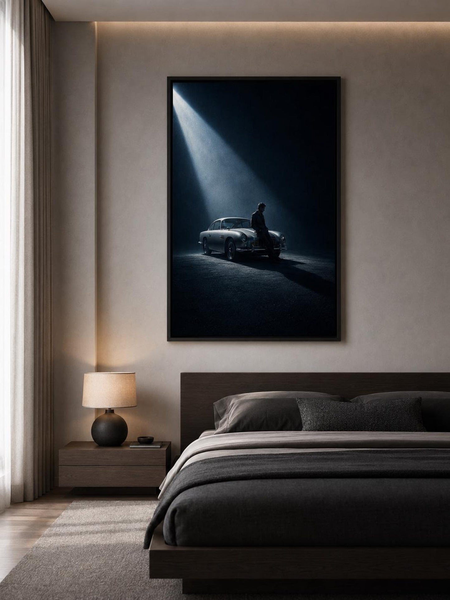Cinematic Classic Vintage Car Wall Art Canvas