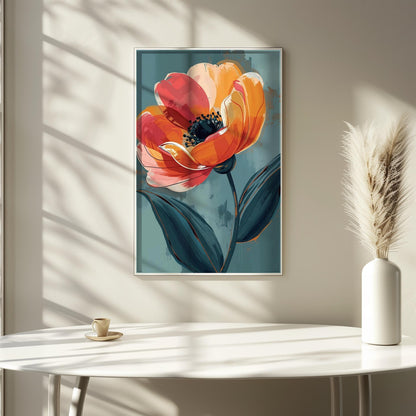 Colorful Floral Botanical Wall Art Canvas