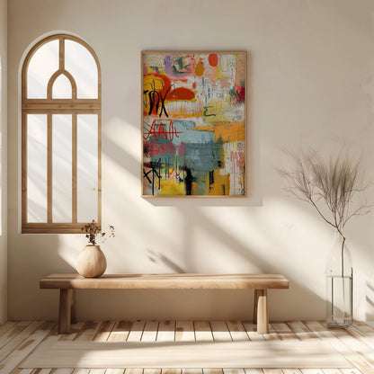 Expressive Abstract Wall Art Canvas