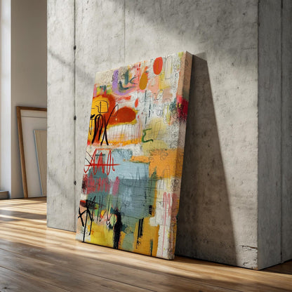 Expressive Abstract Wall Art Canvas