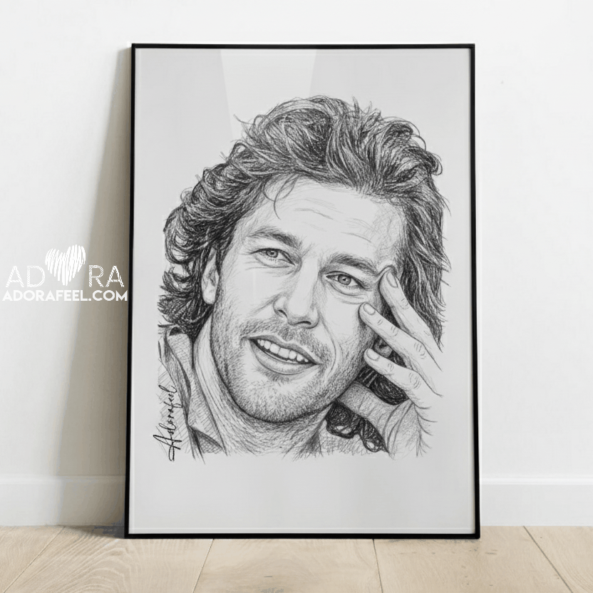 Adora Pencil Art Canvas