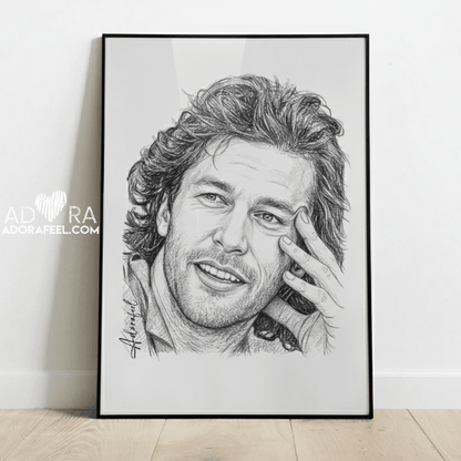 Adora Pencil Art Canvas