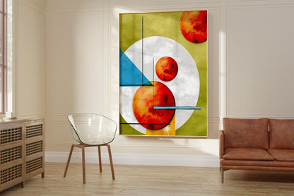 Geometric Colorful Abstract Wall Art Canvas