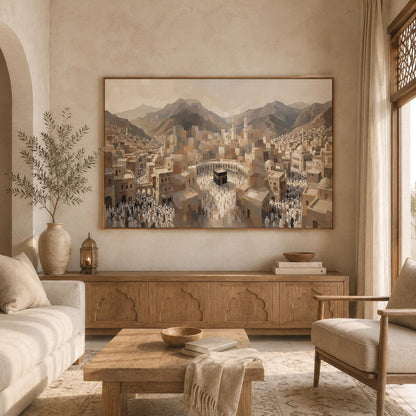 Kaaba Mecca Hajj Wall Art Canvas