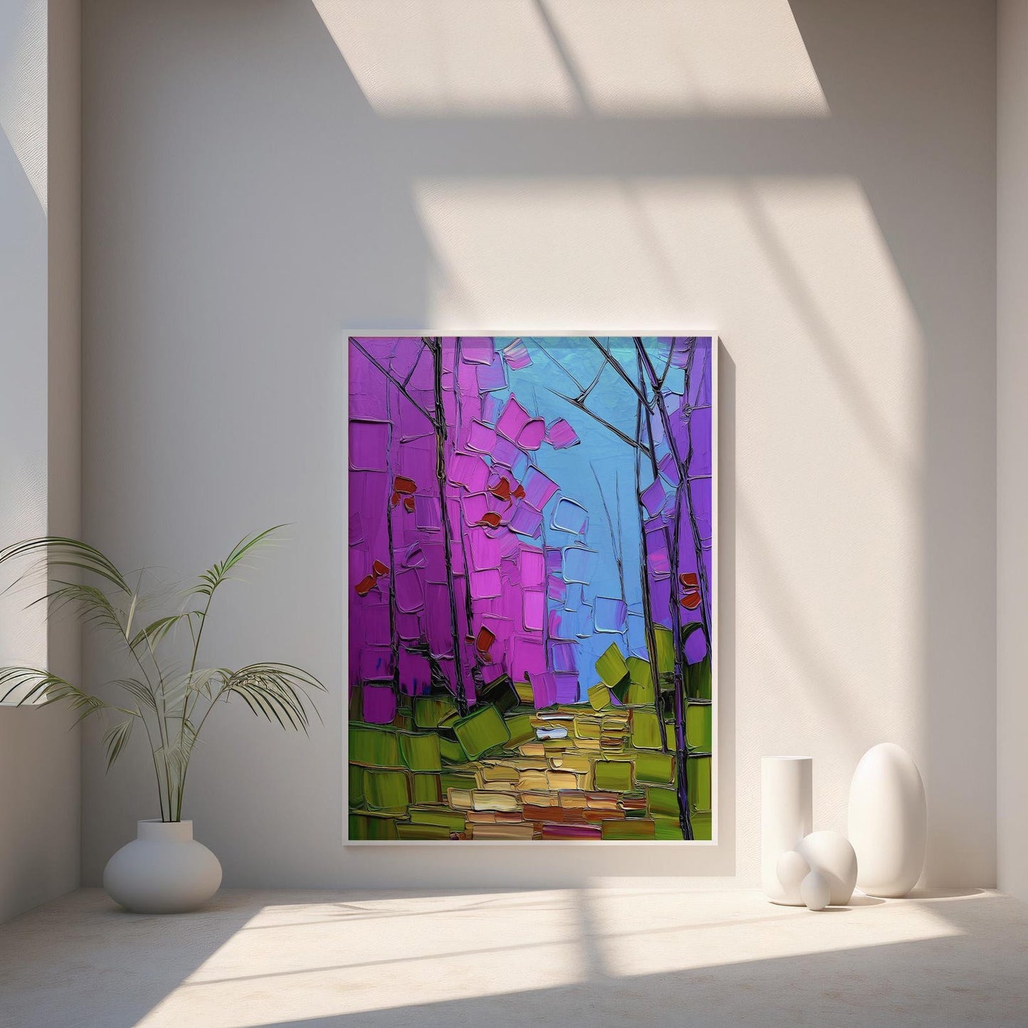 Luminous Abstract Wall Art Canvas