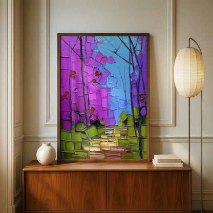 Luminous Abstract Wall Art Canvas