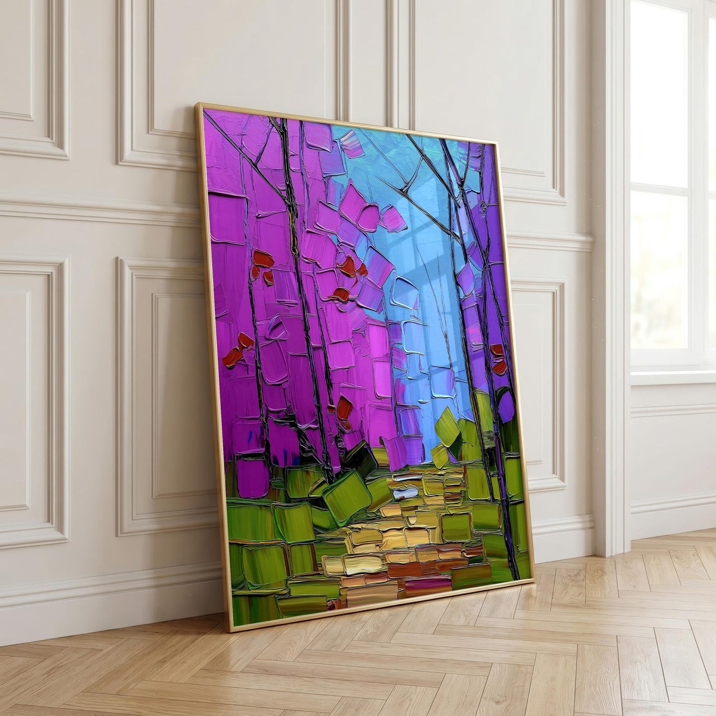Luminous Abstract Wall Art Canvas