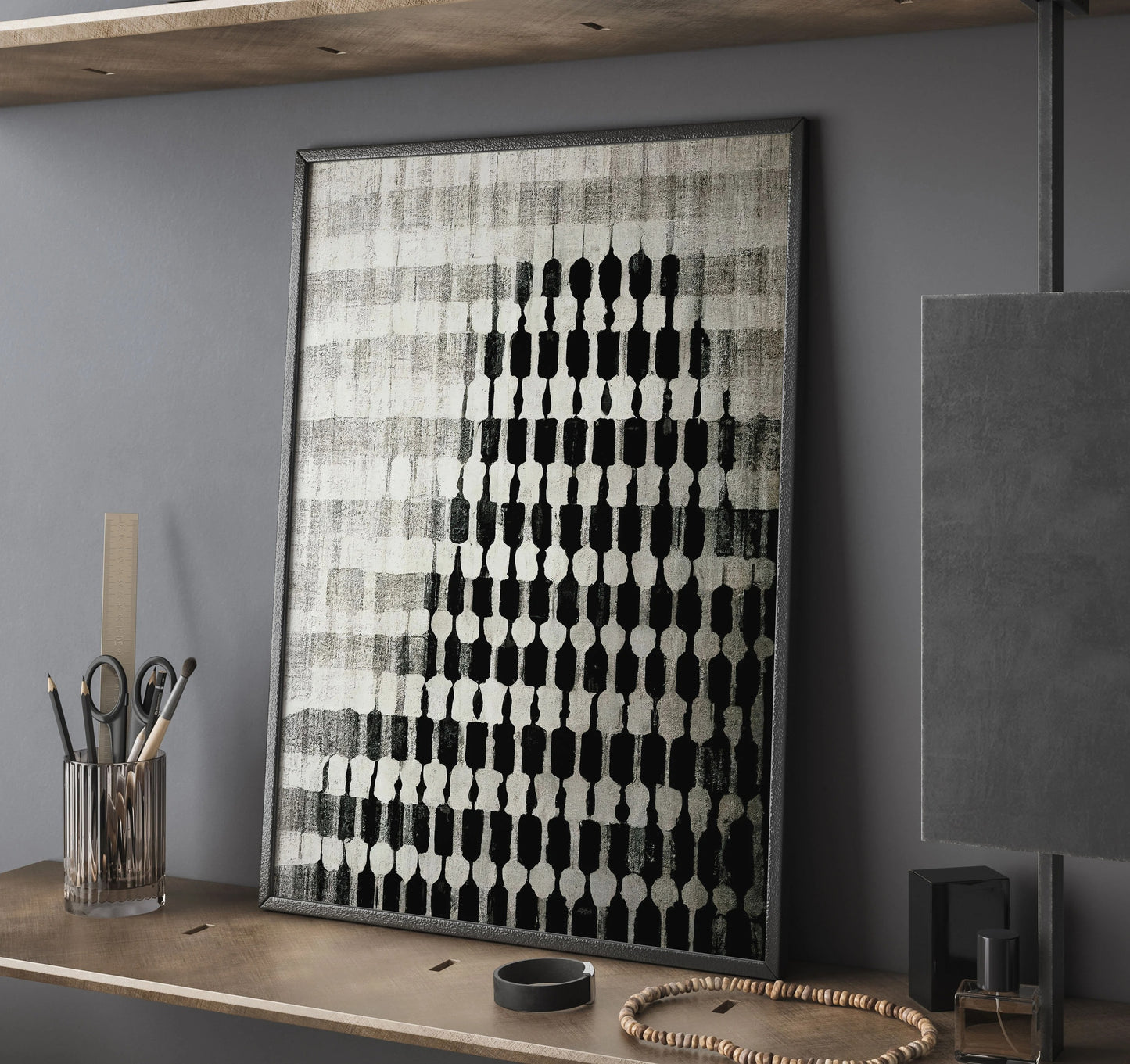 Mid-Century Modern Minimalist Wall Art Canvas