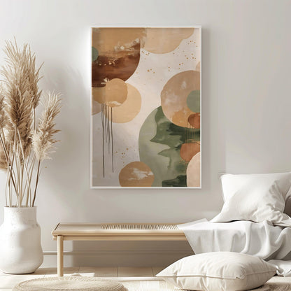 Minimalist Boho Abstract Wall Art Canvas