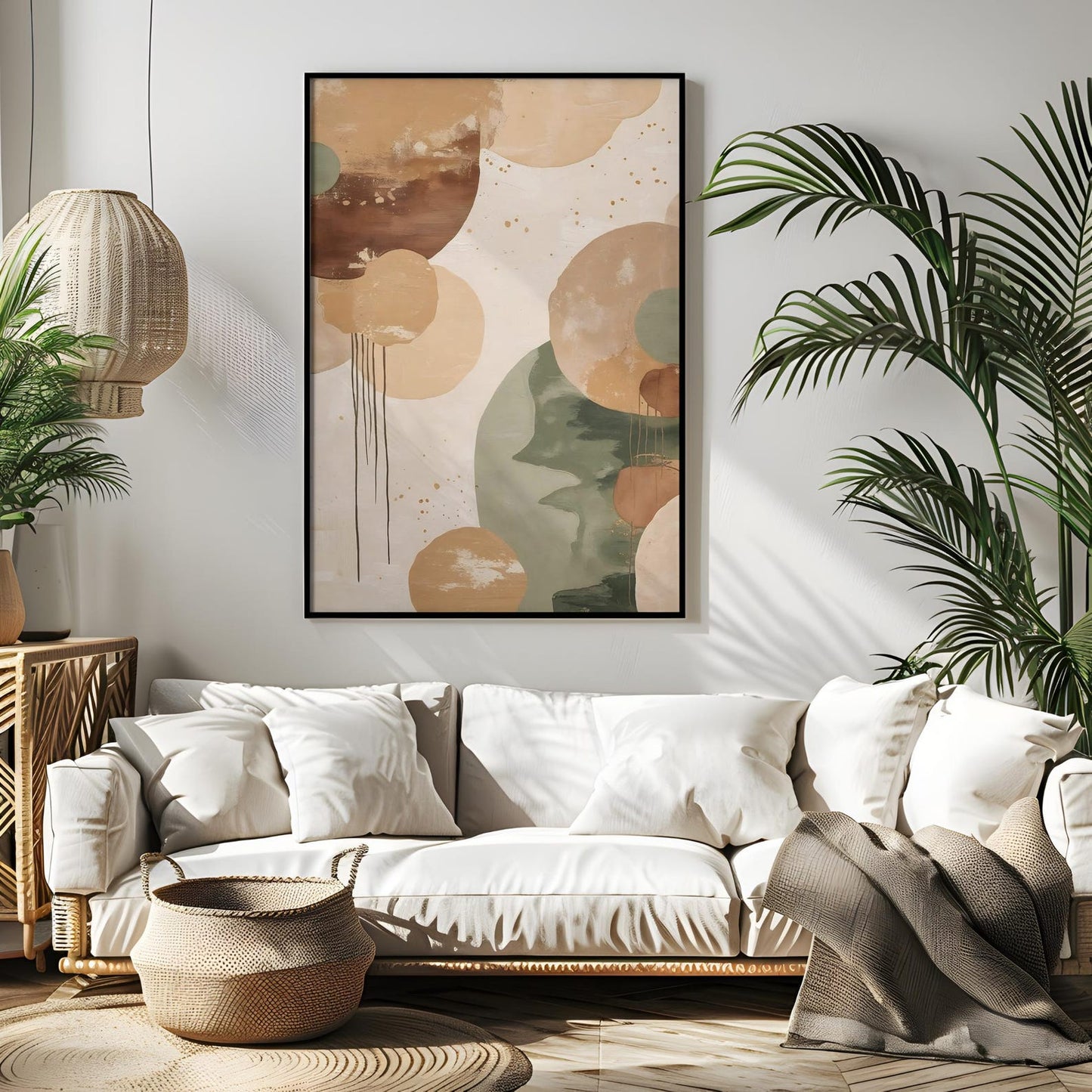 Minimalist Boho Abstract Wall Art Canvas