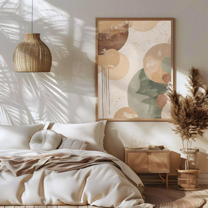 Minimalist Boho Abstract Wall Art Canvas