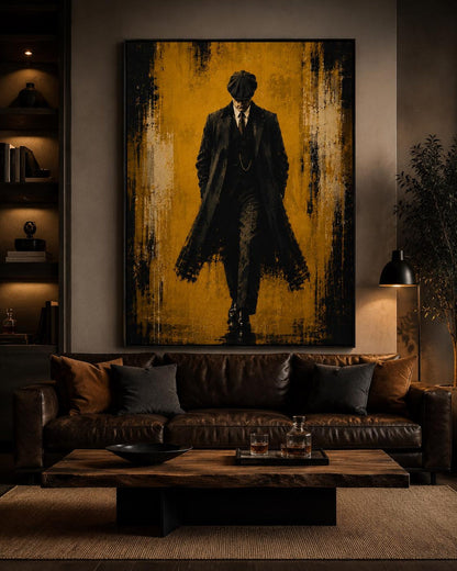 Peaky Blinders Dark Academia Wall Art Canvas