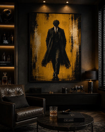 Peaky Blinders Dark Academia Wall Art Canvas