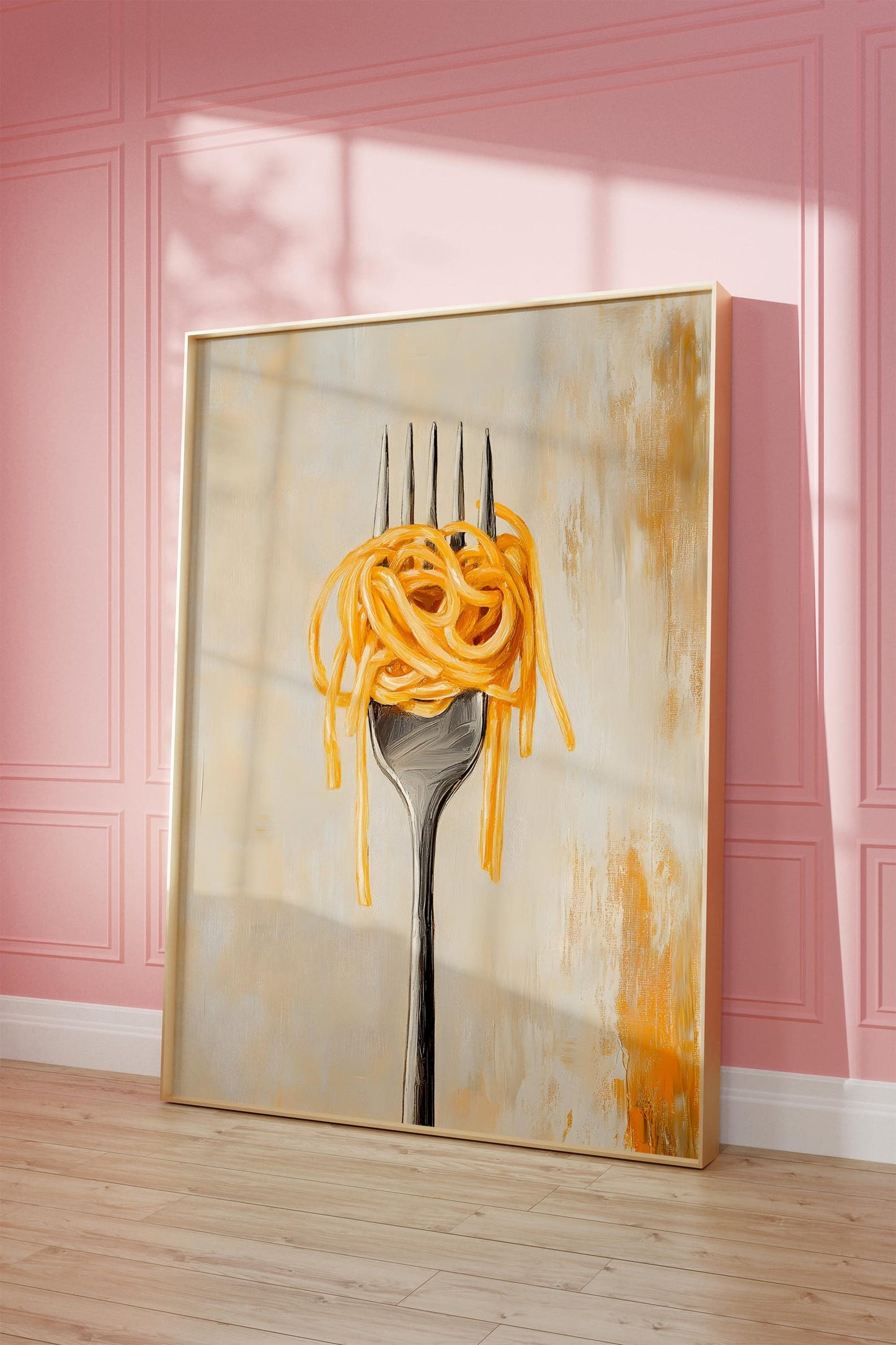Spaghetti Kitchen Wall Art Canvas