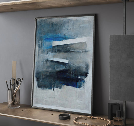 Textured Abstract Contemporary Wall Art Canvas