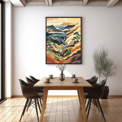 Ukiyo-e Art Japanese Abstract Wall Art Canvas
