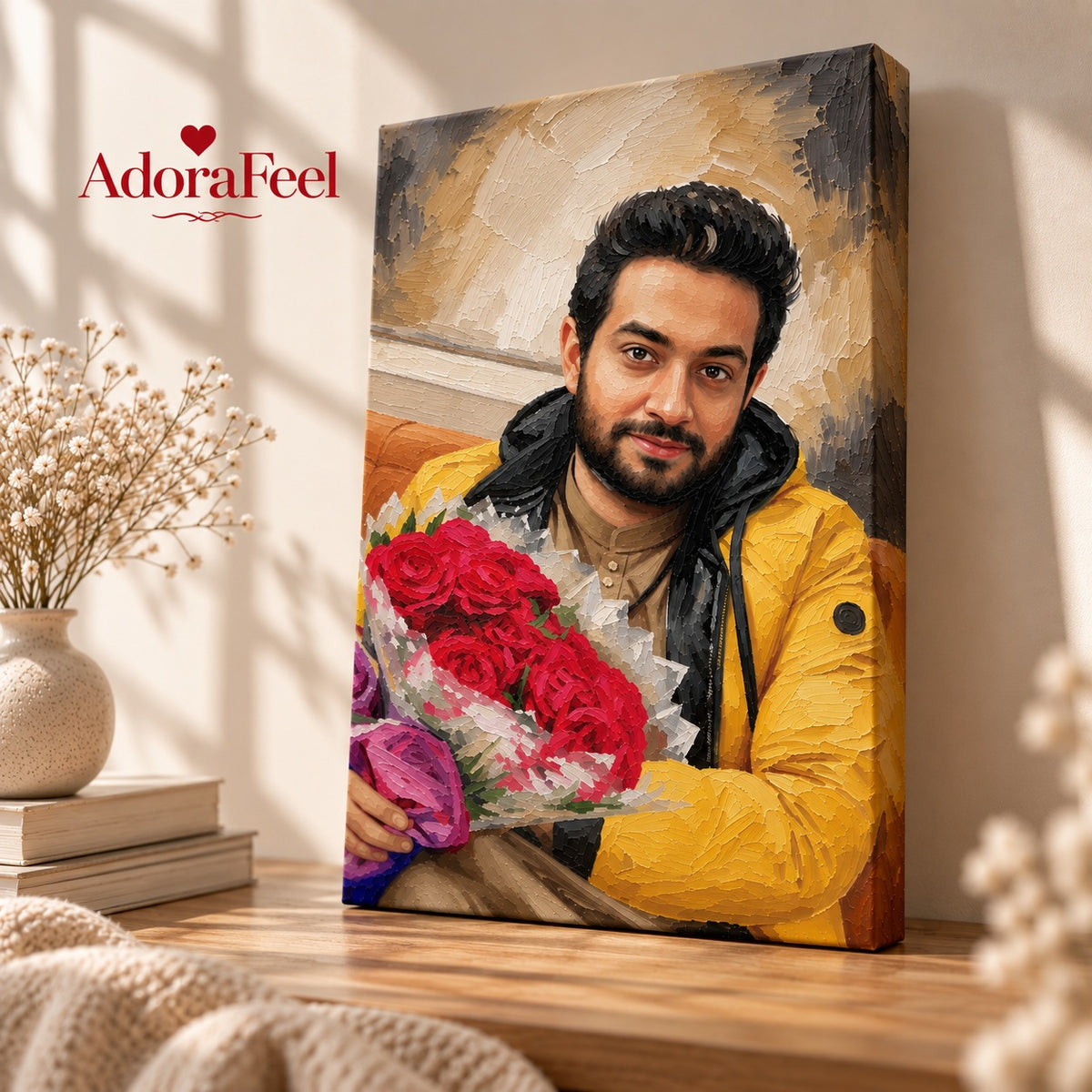 Valentine’s Day Gift for Him - Custom Oil Painting