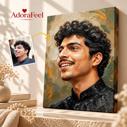 Valentine’s Day Gift for Him - Custom Oil Painting