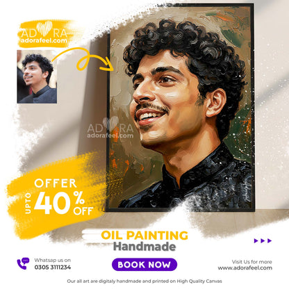 Adora Oil Painting Canvas