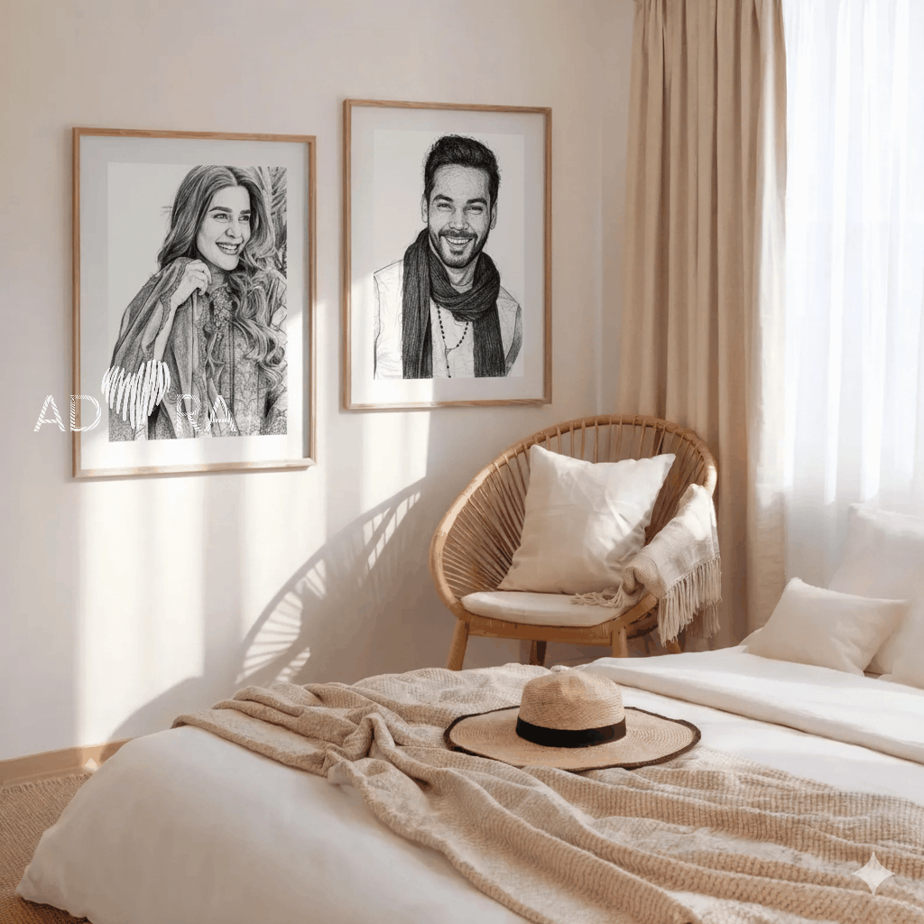 Adora Pencil Art Canvas